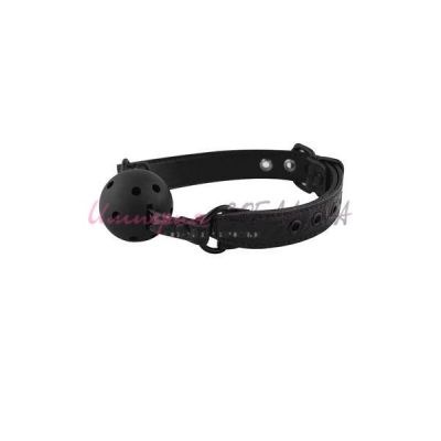 Кляп-шар ball gag черного цвета