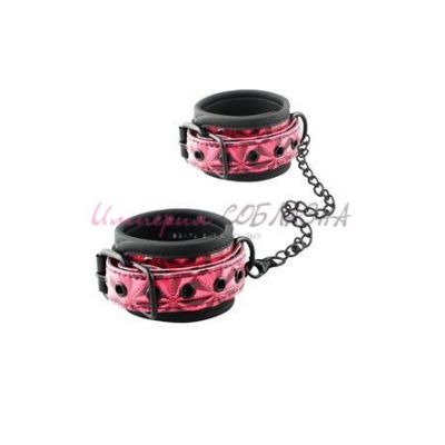 Наручники wrists cuffs красного цвета