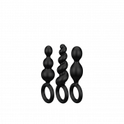 Набор анальных симуляторов Satisfyer Plugs, черные