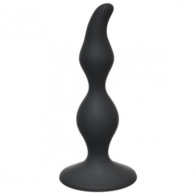Анальная пробка curved anal plug черного цвета