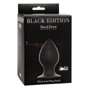 Анальная пробка thick anal plug черного цвета