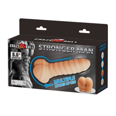 Мастурбатор-насадка "STRONG MAN" с вибрацией