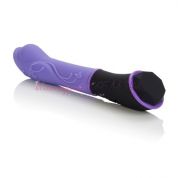 Фиолетовый вибромассажер из силикона TANTRIC AURA MASSAGER, 10 режимов вибрации 