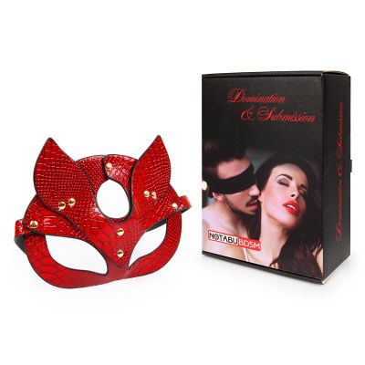 Сексуальная маска Кошки красного цвета